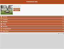 Tablet Screenshot of pontchartrainoaks.com